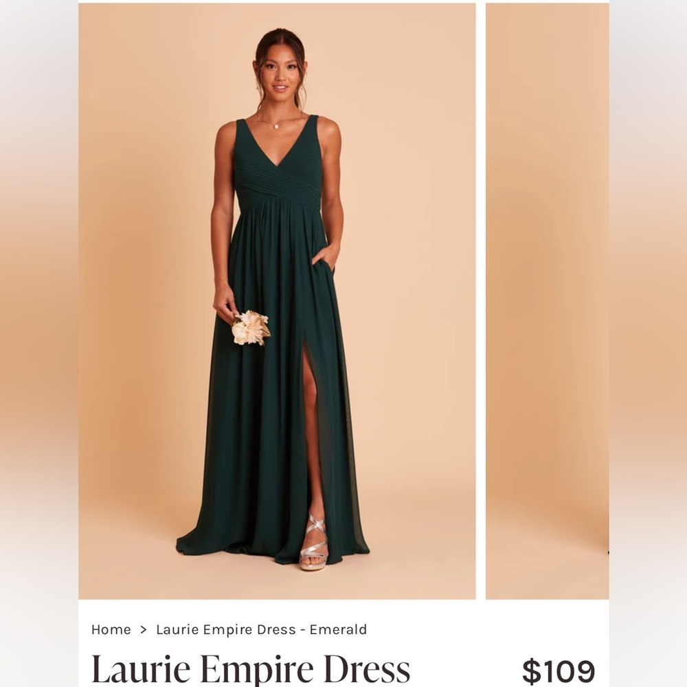Birdy Grey Laurie Bridesmaid Dress- Emerald size Medium